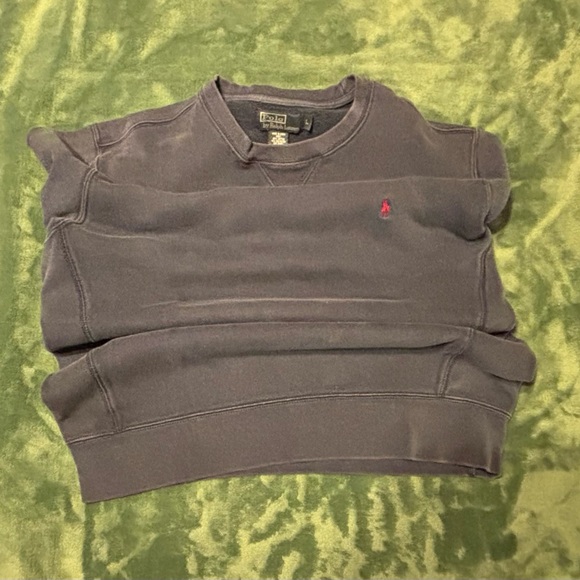 Vintage Polo Ralph Lauren Sweatshirt, Thick/Heavy Fleece Cotton. Size L (4349) - Picture 5 of 7